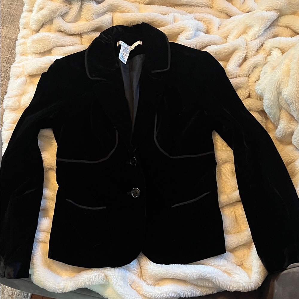 Max studio, petite velvet jacket